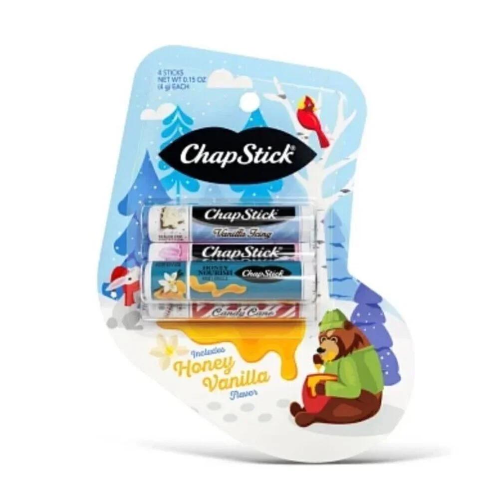 Chapstick Honey Nourish Lip Balm Honey Vanilla/Candy Cane/ Icing/ Cotton Candy